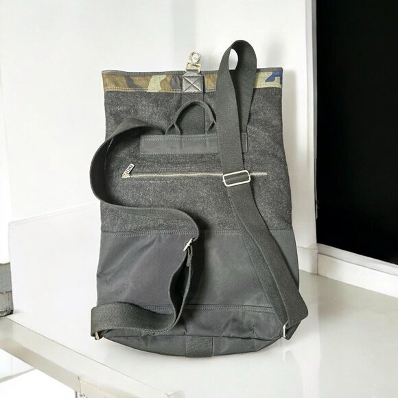 TOMS Green Camo Herringbone Discover Backpack